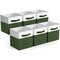 Sorbus Foldable Storage Bins – 6-Pack Fabric Storage Cubes, 11-Inch Cube Organizer Bins for Closet, Shelves, and Cubby Storage – Collapsible Cloth Storage Baskets for Home Organization